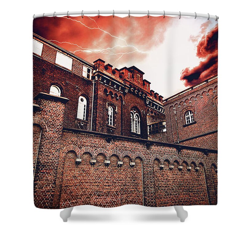 Brussels Shower Curtain featuring the photograph Le Petit Chateau De Bruxelles by Iryna Goodall