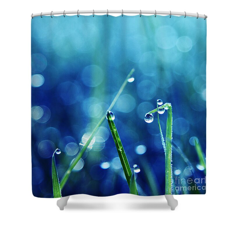 Grass Shower Curtain featuring the photograph Le Reveil - s01a by Variance Collections