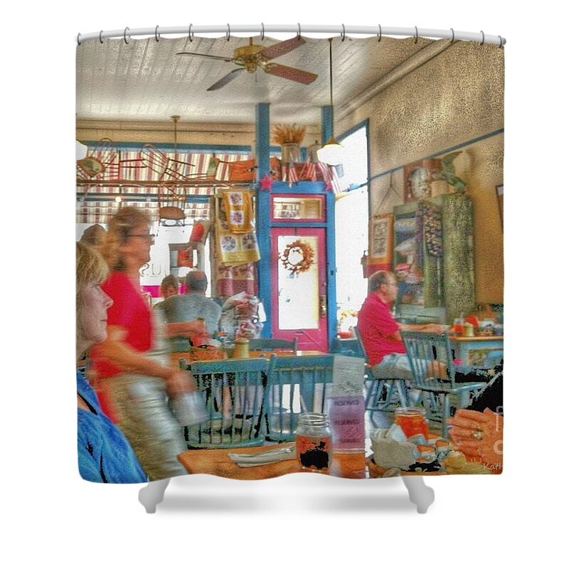 Photographic Art Shower Curtain featuring the photograph Lending an Ear by Kathie Chicoine