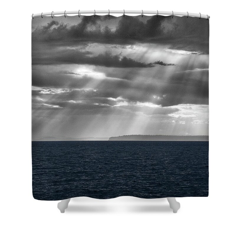 Pacific Ocean Shower Curtain featuring the photograph Let Your Light Shine Through by Leslie Montgomery
