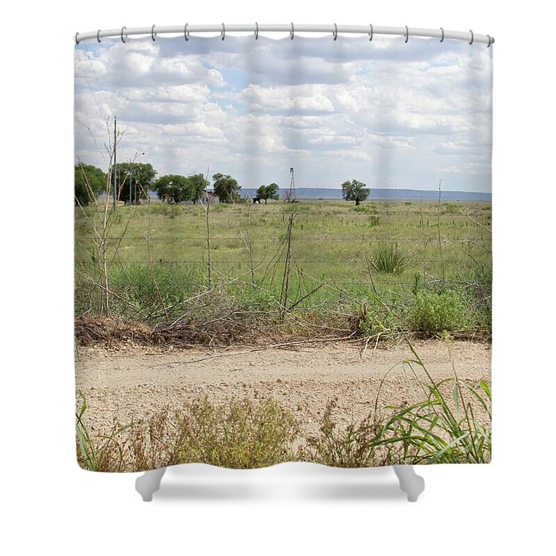 Countryside Shower Curtain featuring the photograph Letters Home by Suzanne Oesterling