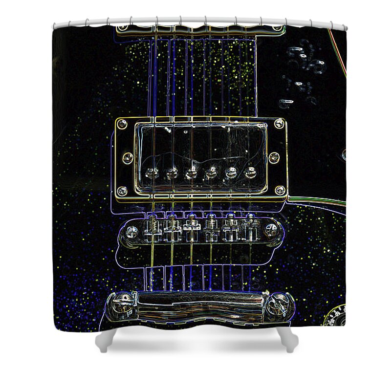 Light Shower Curtain featuring the digital art Light Fantastic 6 by Wendy Wilton