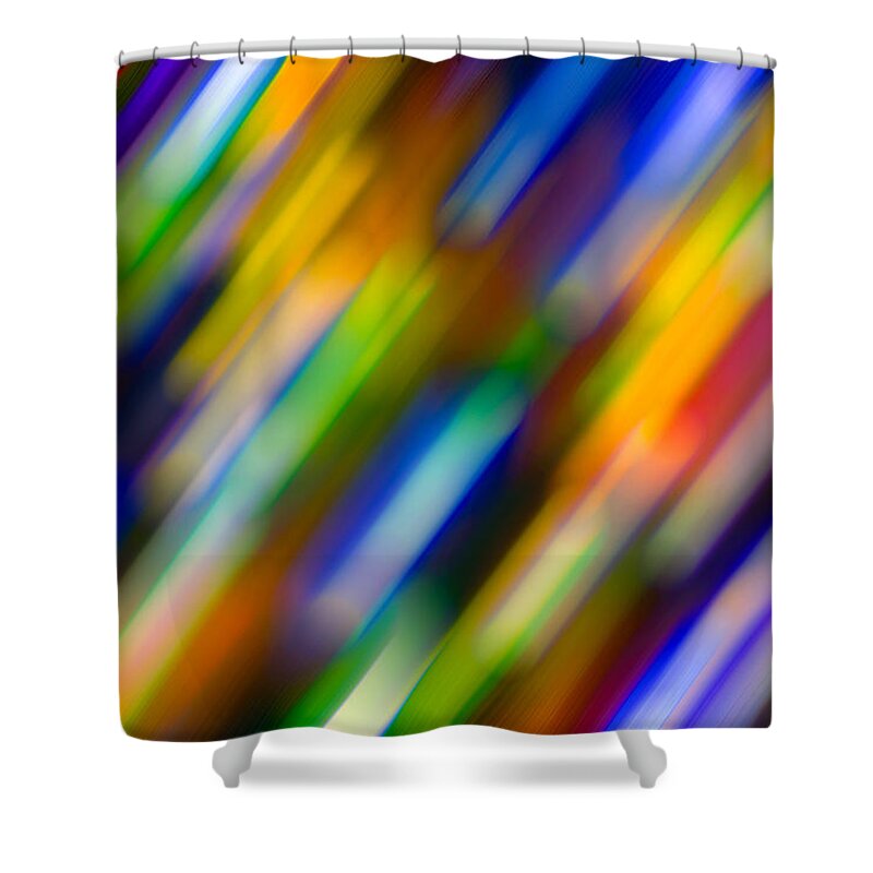 2014 Shower Curtain featuring the photograph Light in Motion by SR Green