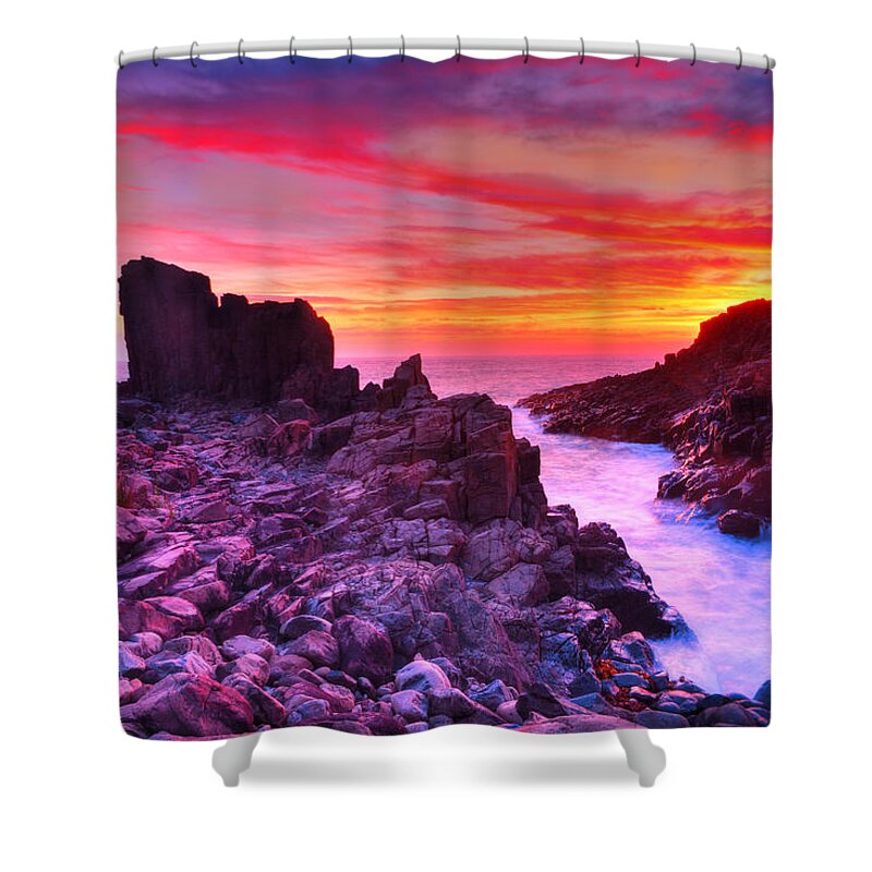 Bombo Shower Curtain featuring the photograph Light Passage by Midori Chan