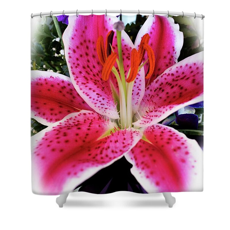 Lily Shower Curtain featuring the photograph Lily by Hugh Smith