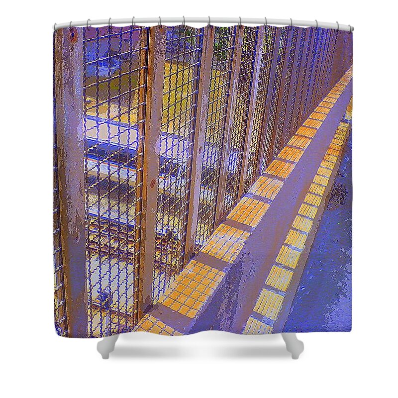 Walk Shower Curtain featuring the photograph Limited Shade by Andy Rhodes