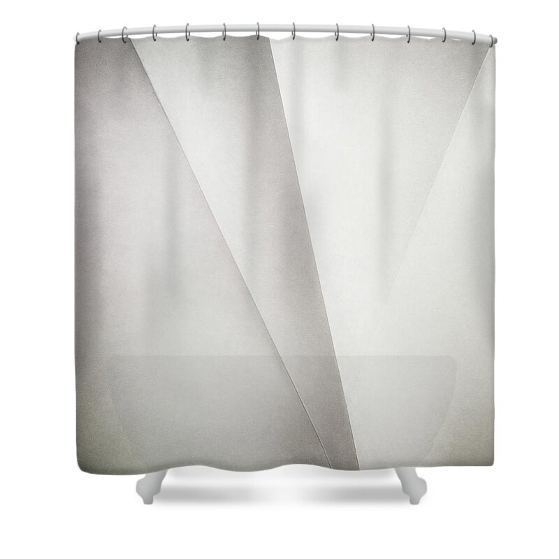 Abstract Shower Curtain featuring the photograph Lines on Paper by Scott Norris