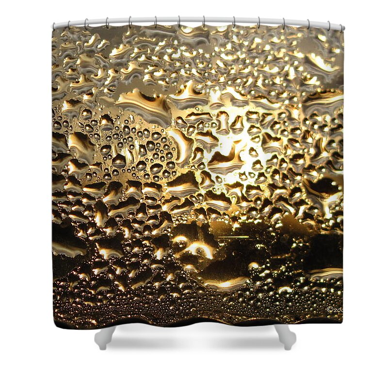 Liquid Gold Shower Curtain featuring the photograph Liquid Gold by Joyce Dickens