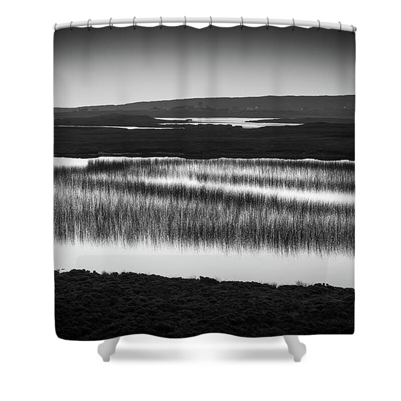 Scotland Shower Curtain featuring the photograph Loch na Maracha, Isle of Harris by Peter OReilly