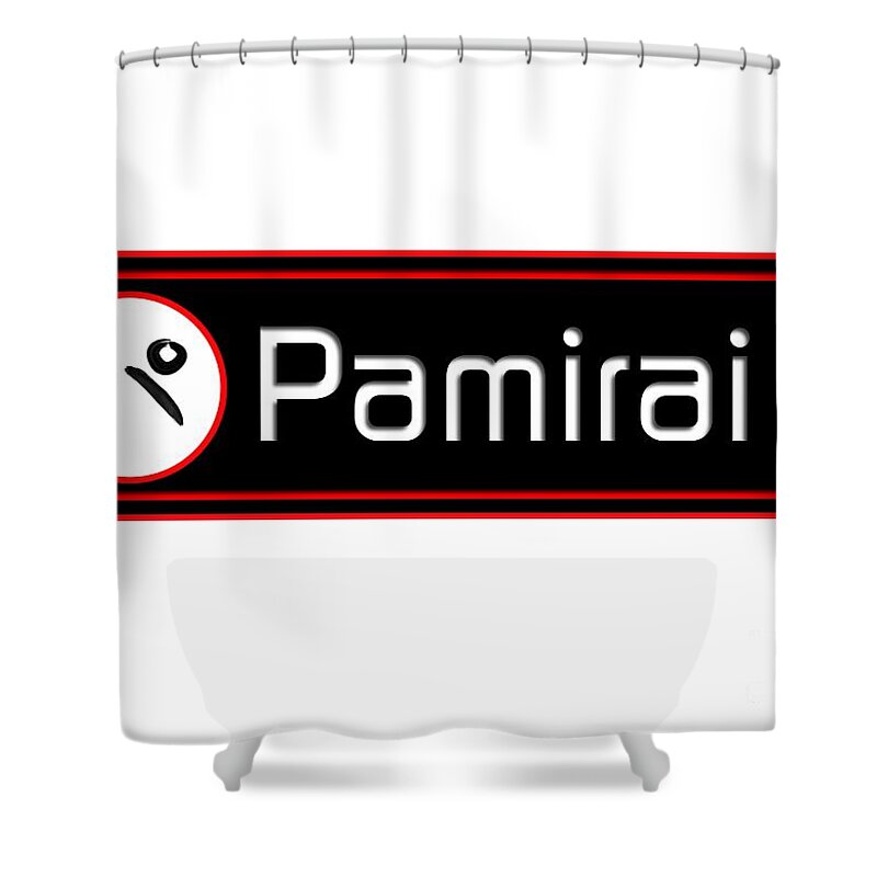  Shower Curtain featuring the digital art Logo5 by John Wills