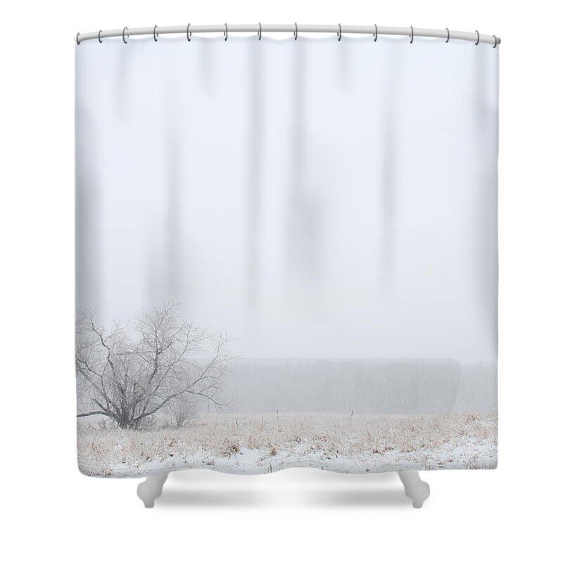 Winter Shower Curtain featuring the photograph Lonely by Monroe Payne