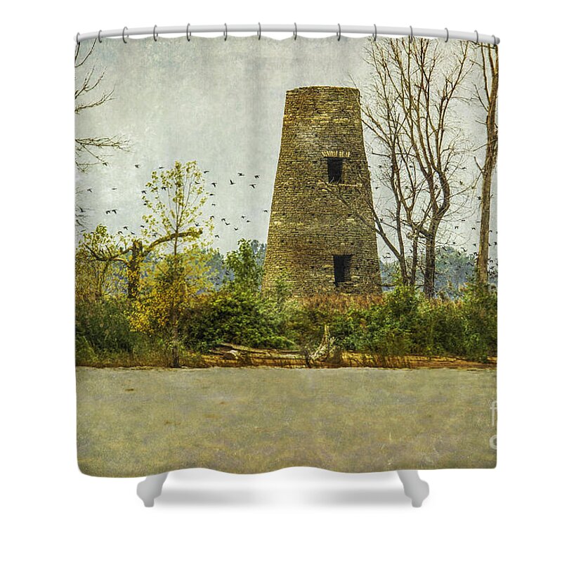 Green Bay Shower Curtain featuring the photograph Long Tail Light - Lighthouse in Green Bay, WI by Nikki Vig