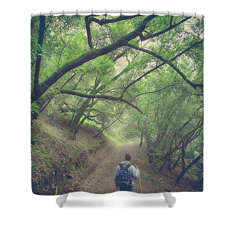 Hayward Shower Curtain featuring the photograph Look Around You by Laurie Search