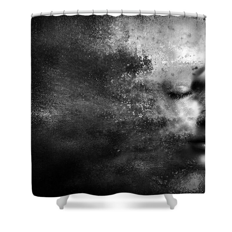 Art Shower Curtain featuring the photograph Losing Myself by Jacky Gerritsen