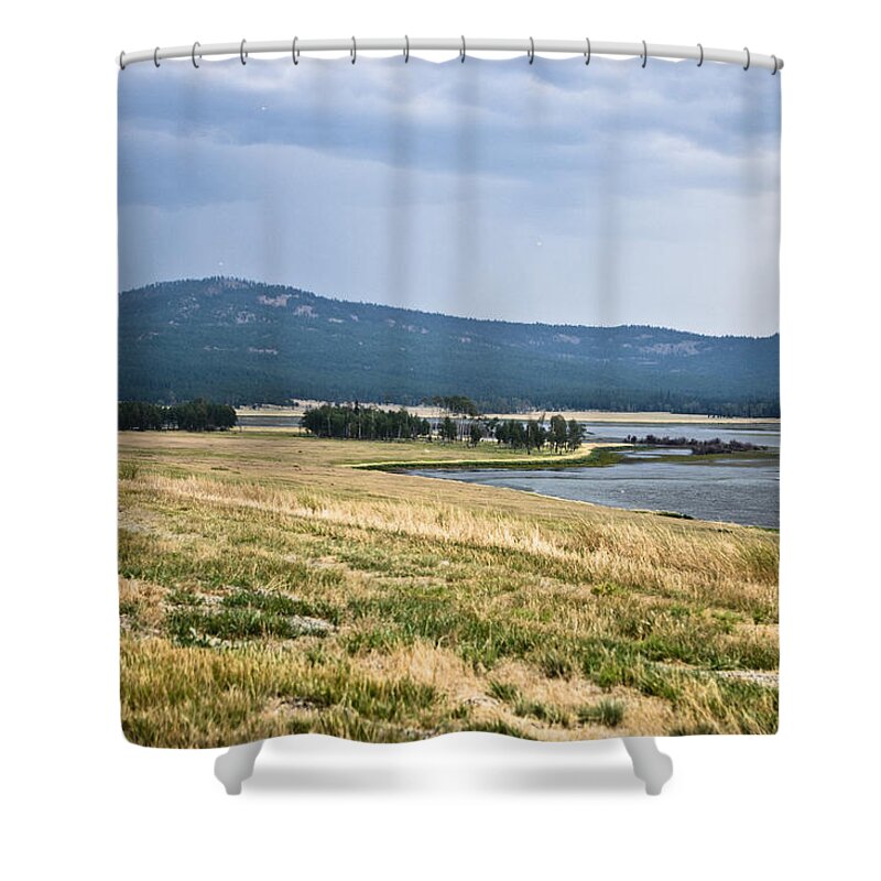 Scenery Shower Curtain featuring the photograph Lost Trail Wildlife Refuge 3 by Jedediah Hohf