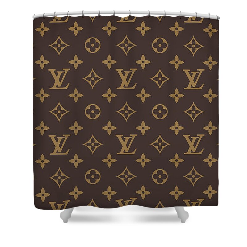 Louis Vuitton Texture Shower Curtain for Sale by Taylan Apukovska