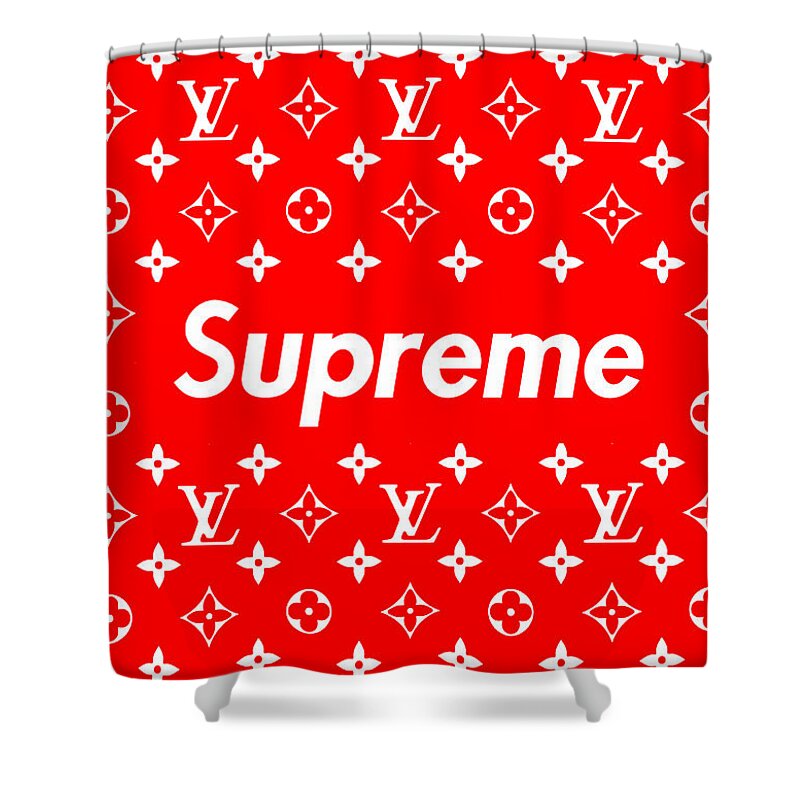 Louis Vuitton X Supreme Shower Curtain for Sale by Jae L