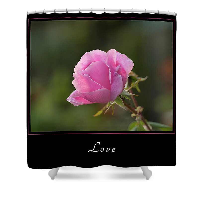 Inspiration Shower Curtain featuring the photograph Love 2 by Mary Jo Allen