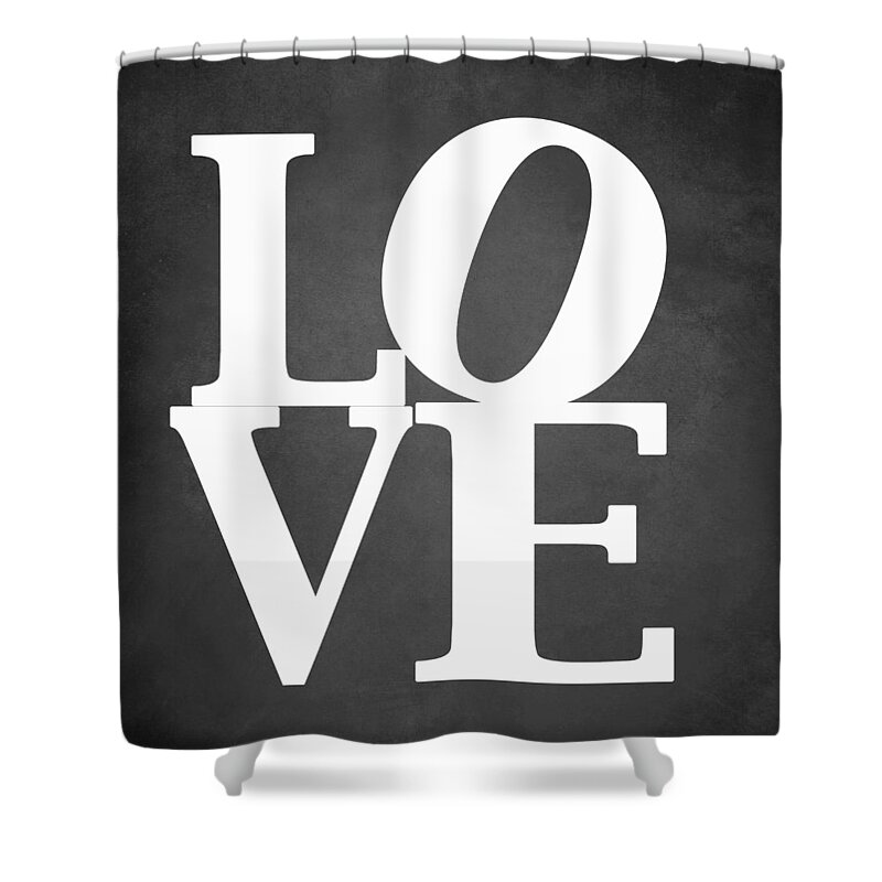 Love Shower Curtain featuring the digital art Love Famous Landmark by Patricia Lintner