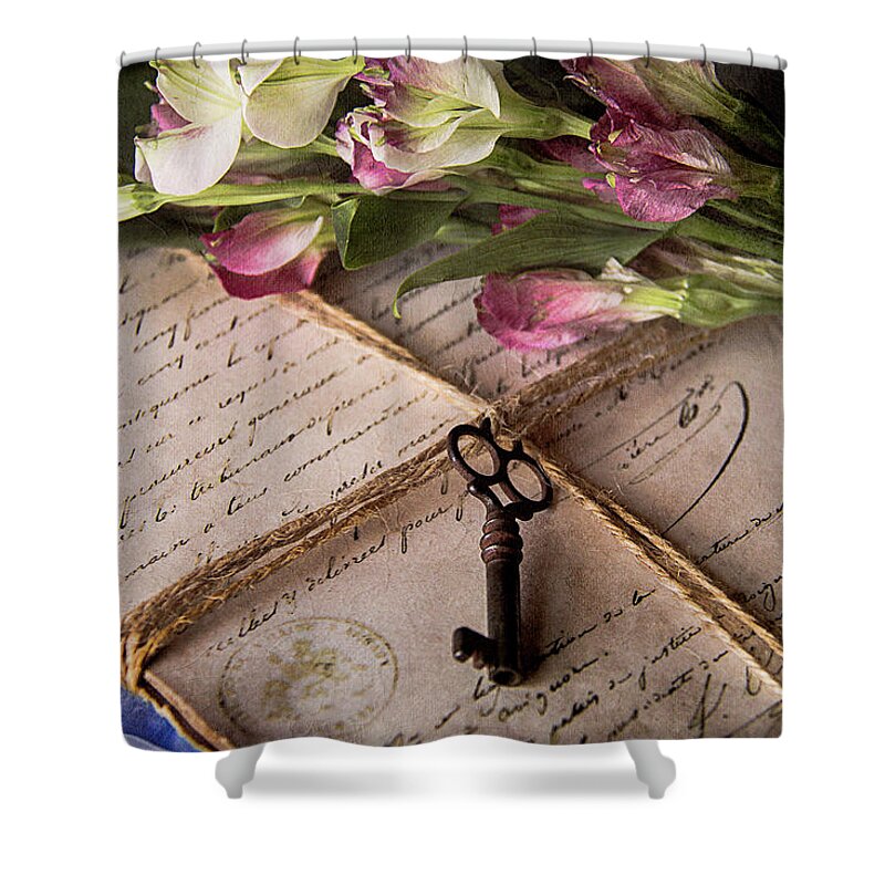 Love Letters Shower Curtain featuring the photograph Love Letters by Cindi Ressler