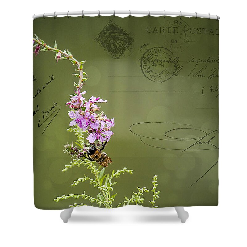 Flower Shower Curtain featuring the photograph Love Notes by Cathy Kovarik