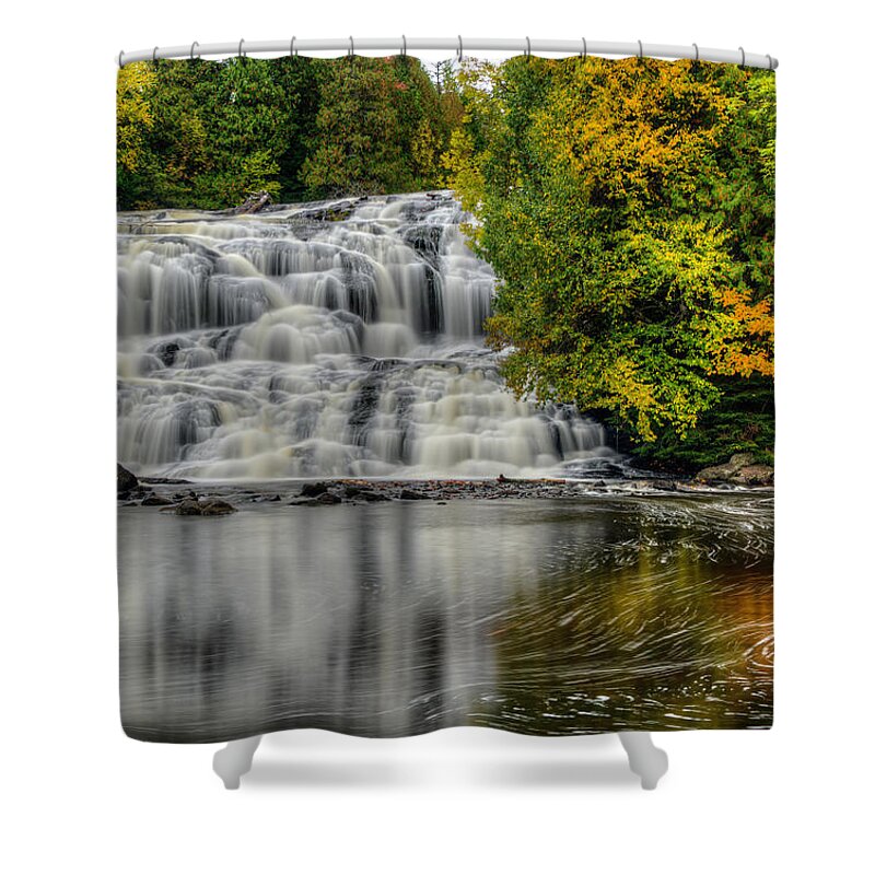 Water Falls Shower Curtain featuring the photograph Lower Bond Falls by John Roach