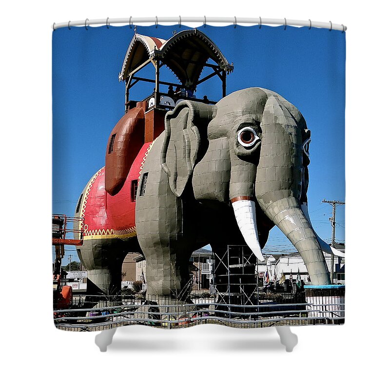 Lucy Shower Curtain featuring the photograph Lucy The Elephant by Ira Shander