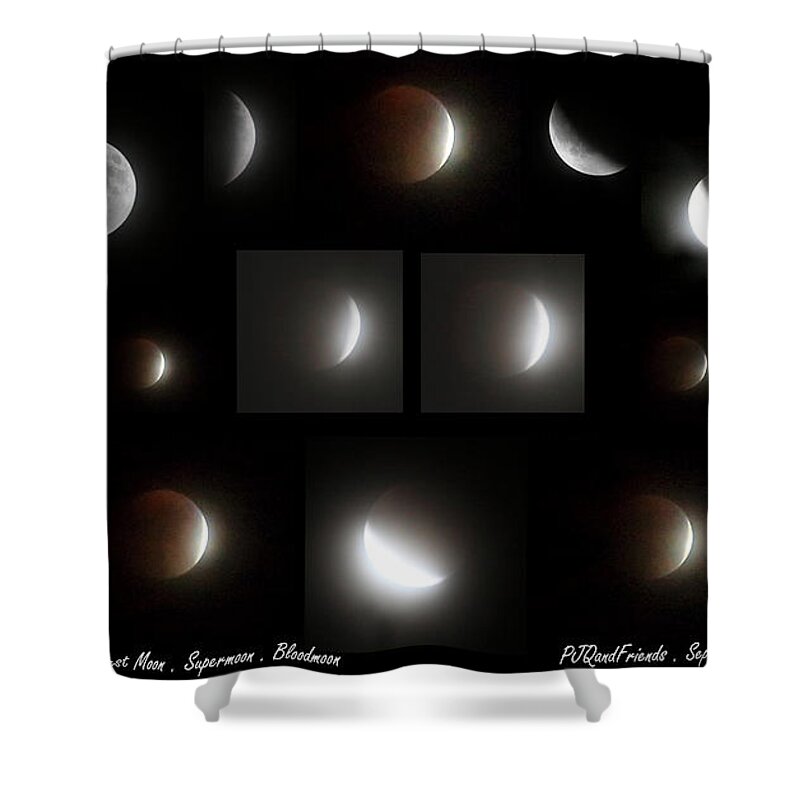 Drum Circle Shower Curtain featuring the photograph Lunar Extravaganza by PJQandFriends Photography