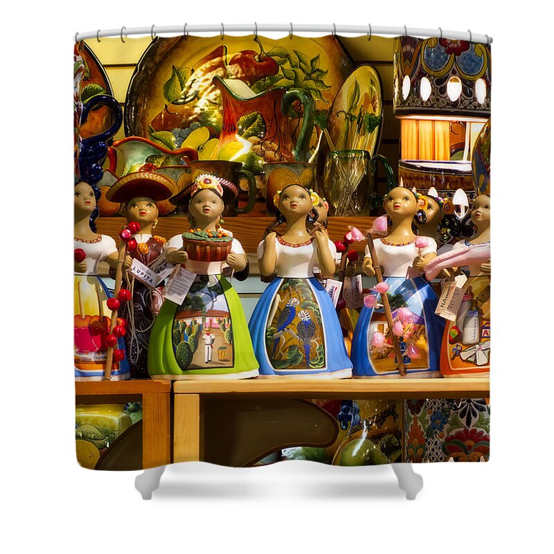 Lupita Shower Curtain featuring the photograph Lupitas by Steven Sparks