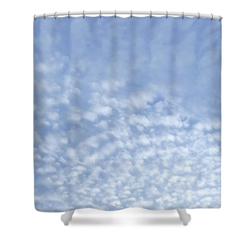 Mackerel Sky Shower Curtain featuring the photograph Mackerel Sky by Phil Banks