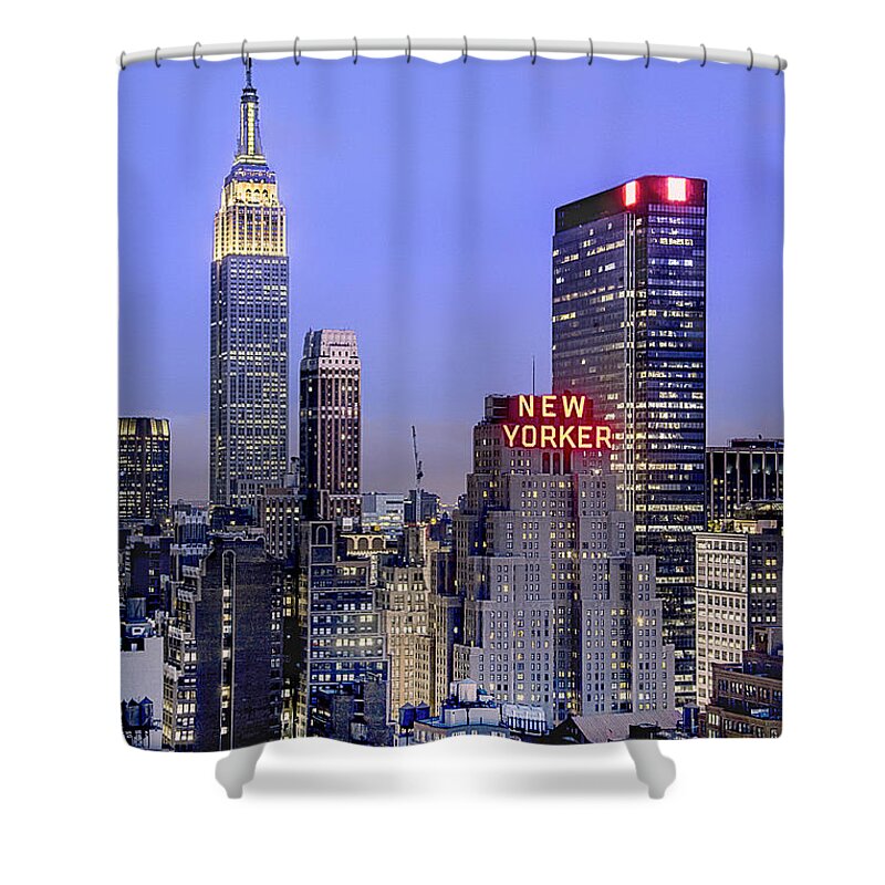 Kremsdorf Shower Curtain featuring the photograph Made In New York by Evelina Kremsdorf