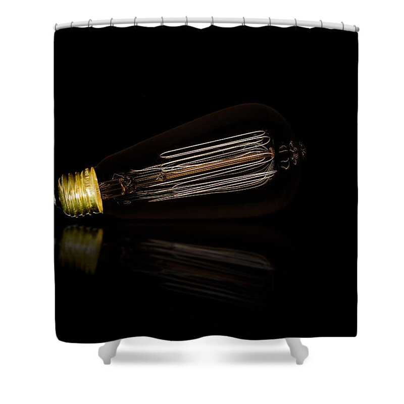 Jay Stockhaus Shower Curtain featuring the photograph Magic Bulb by Jay Stockhaus