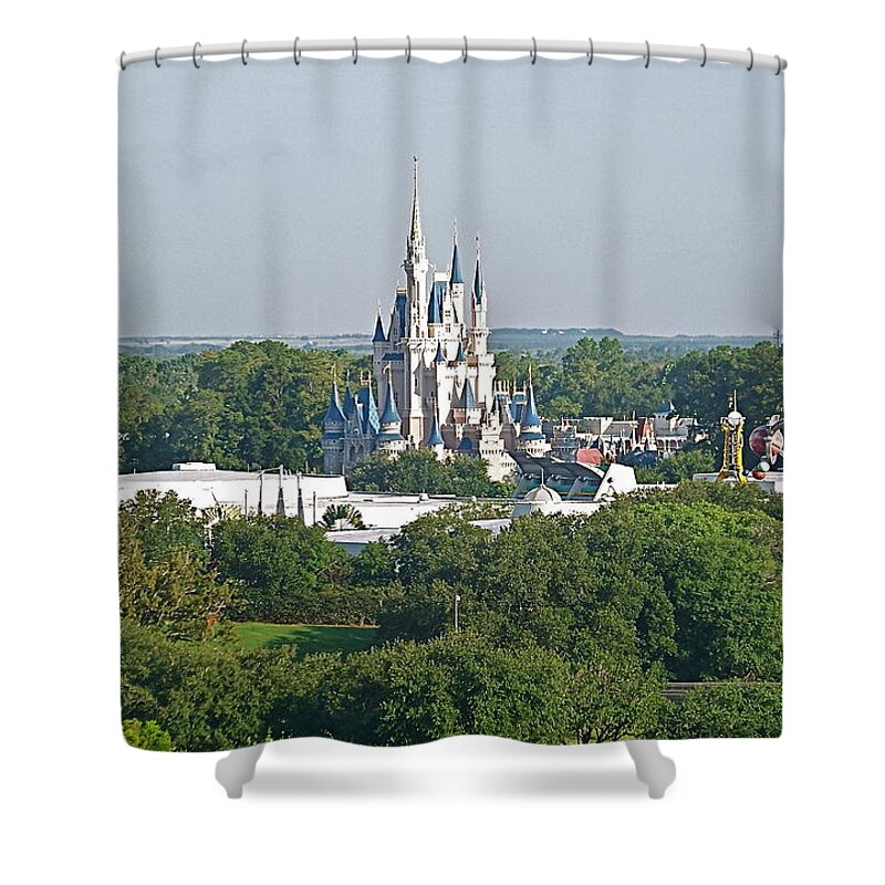 Wdw Shower Curtain featuring the photograph Magic Kingdom by Carol Bradley