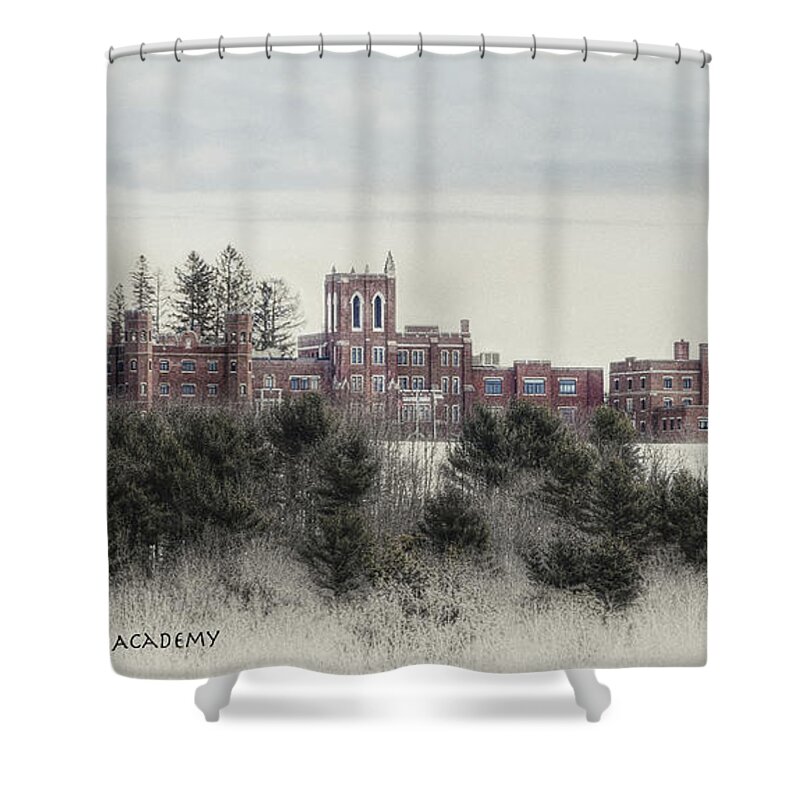 Maine Criminal Justice Academy Shower Curtain featuring the photograph Maine Criminal Justice Academy by John Meader