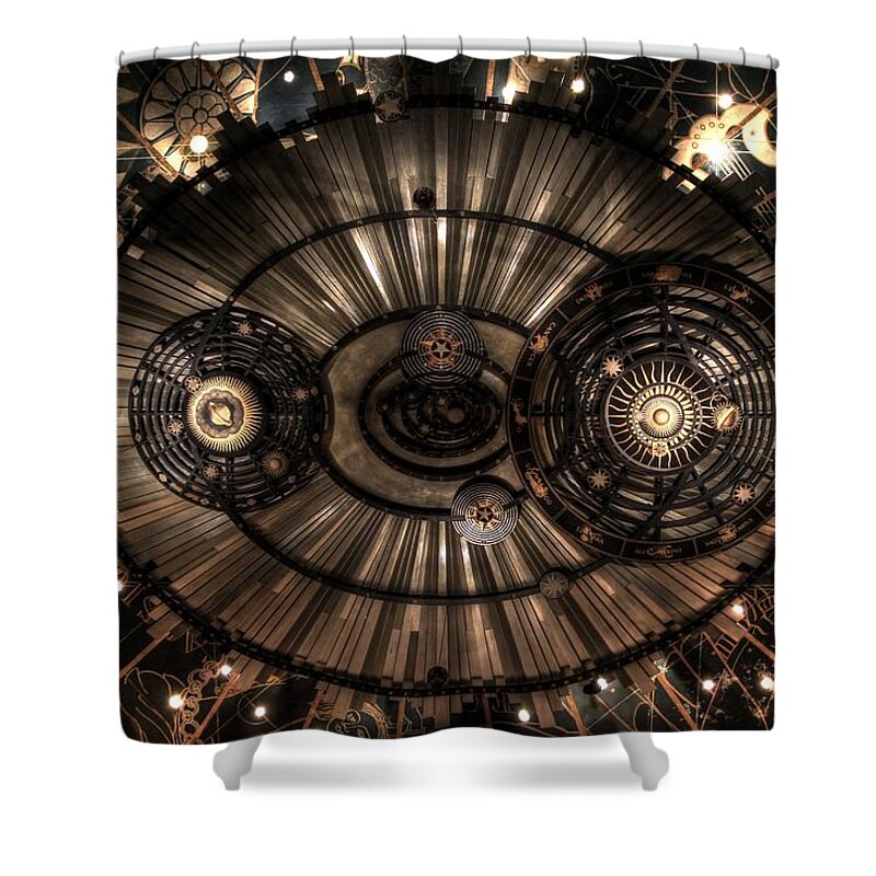 The Forum Shower Curtain featuring the photograph Majestic Heavens by Shelley Neff