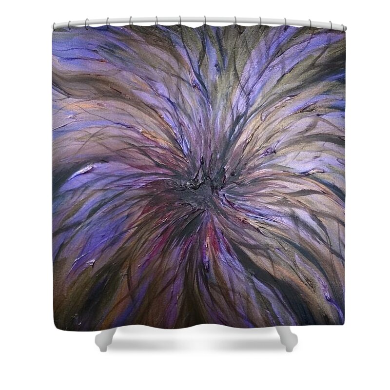 Majestic Shower Curtain featuring the painting Majestic by Michelle Pier