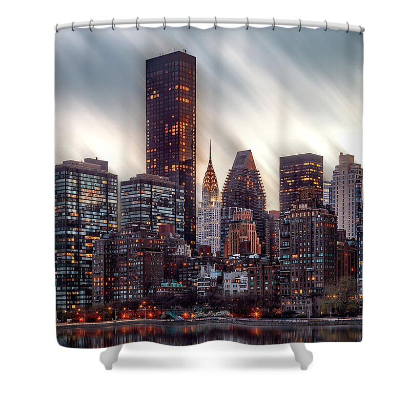 Chrysler Building Shower Curtain featuring the photograph Manhattan Daze by Az Jackson