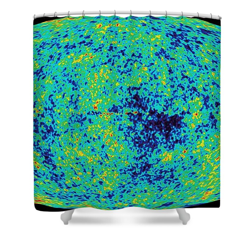 Age Shower Curtain featuring the photograph Map Microwave Background by NASA Science Source
