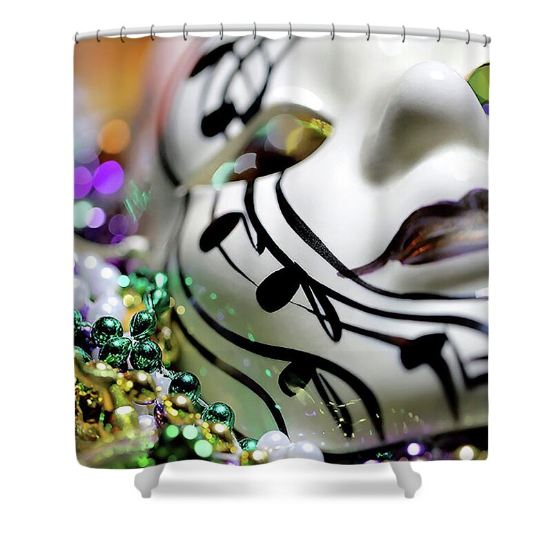 Beads Shower Curtain featuring the photograph Mardi Gras I by Trish Mistric