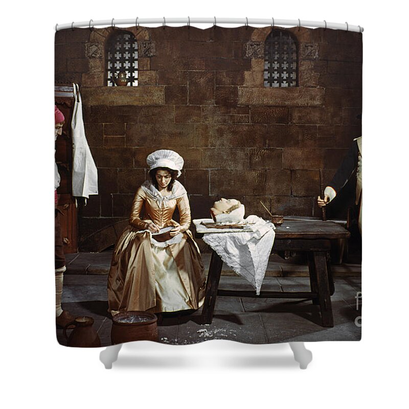 1793 Shower Curtain featuring the photograph Marie Tussaud (1760-1850) by Granger