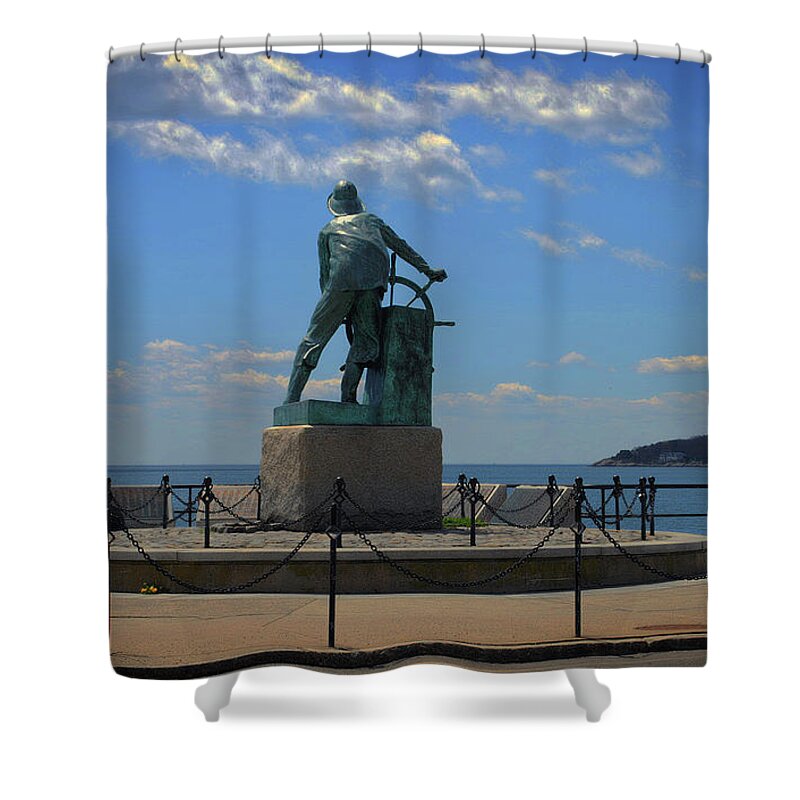 Maritime Shower Curtain featuring the photograph Maritime Tribute by Skip Willits
