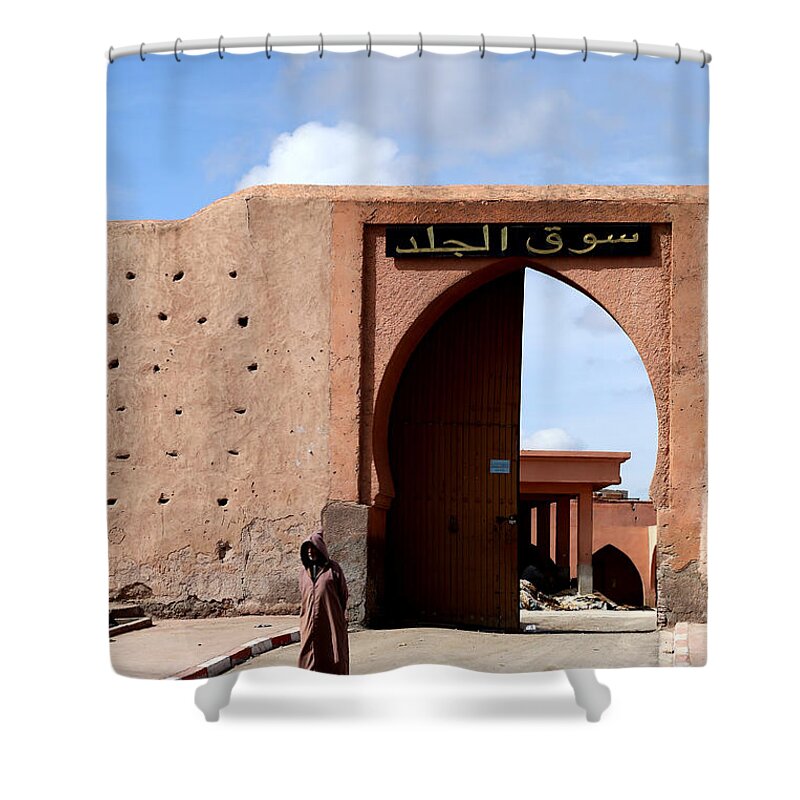 Marrakech Shower Curtain featuring the photograph Marrakech 1 by Andrew Fare