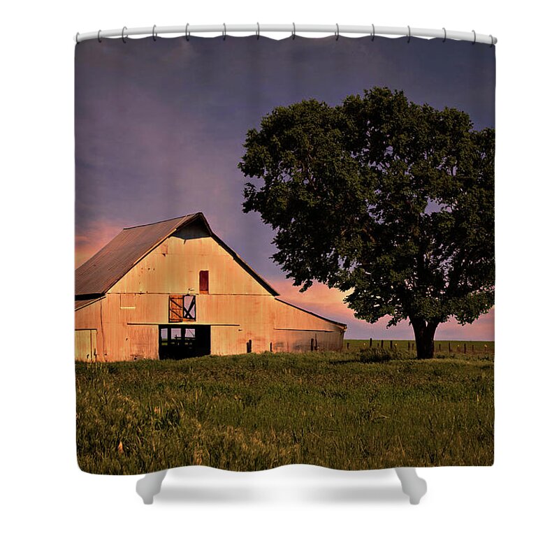 Ok Shower Curtain featuring the photograph Marshall's Farm by Lana Trussell