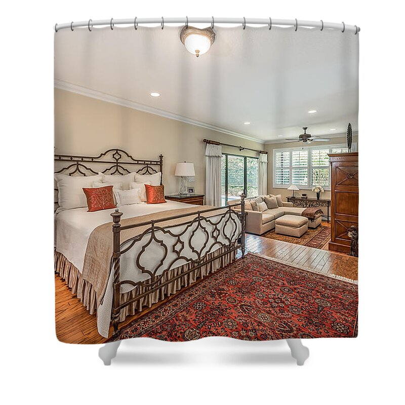  Shower Curtain featuring the photograph Master Suite by Jody Lane