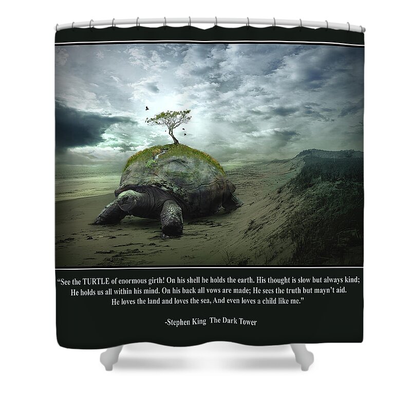 Poster Shower Curtain featuring the digital art Maturin by Rick Mosher