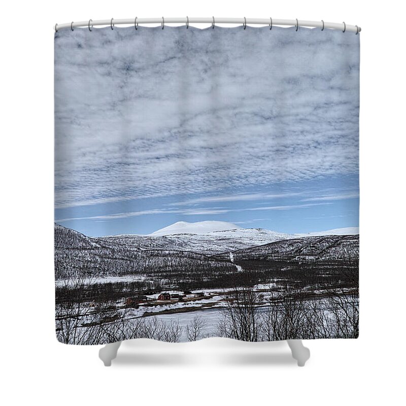 May Shower Curtain featuring the photograph May in the Arctic by Pekka Sammallahti