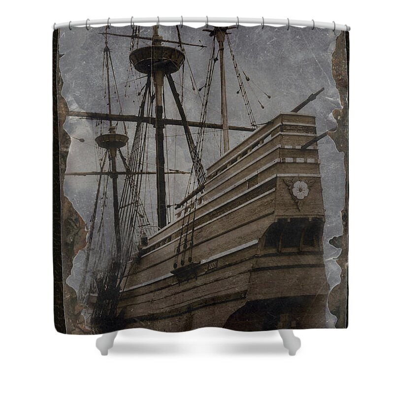 Mayflower Shower Curtain featuring the photograph Mayflower 1 by John Meader