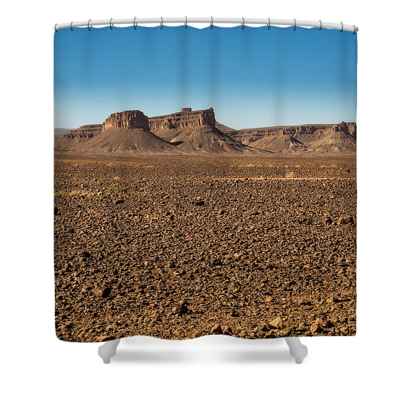 Desert Shower Curtain featuring the photograph Mdaouer el Kebir by Claudio Maioli