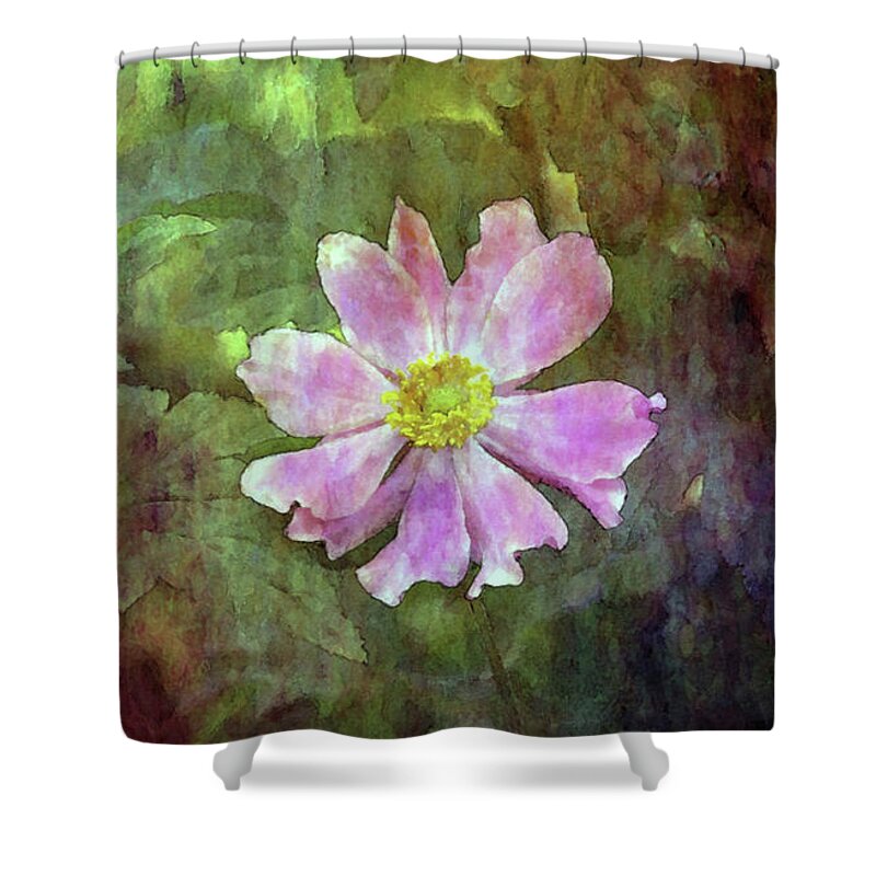Wood Rose Shower Curtain featuring the photograph Medallion 2443 IDP_2 by Steven Ward