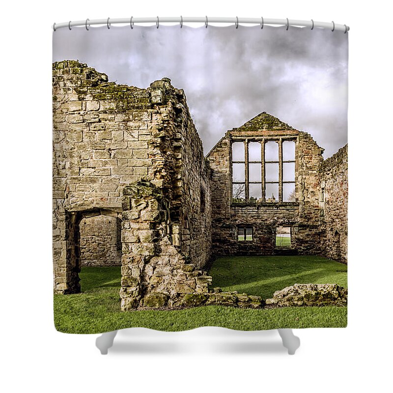 Castle Shower Curtain featuring the photograph Medieval Ruins by Nick Bywater